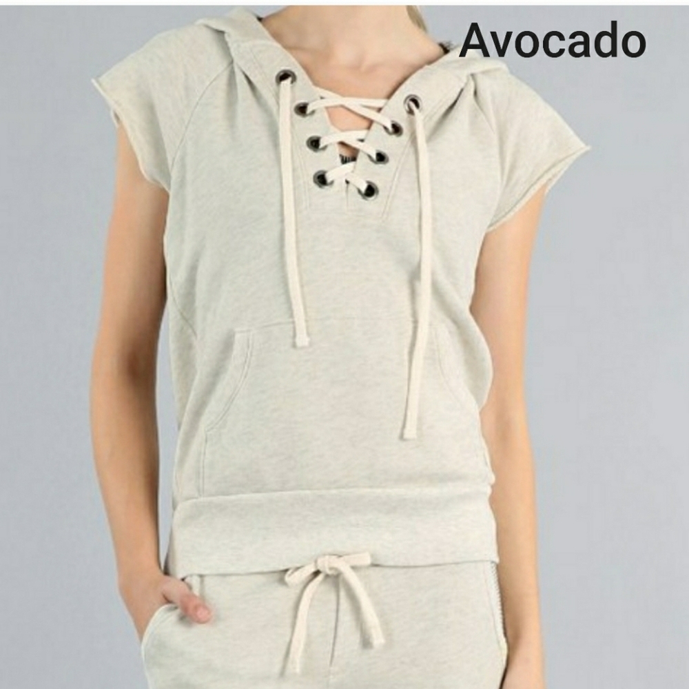 LACE UP SWEATSHIRT - Picture 3 of 5